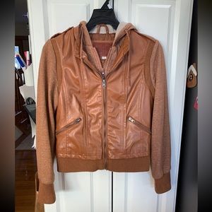 Miss London Faux Leather Jacket